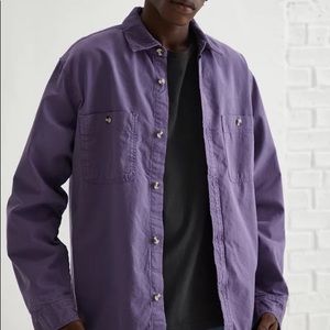 NWOT Purple BDG blanket lined shirt jacket from Urban Outfitters unisex, small